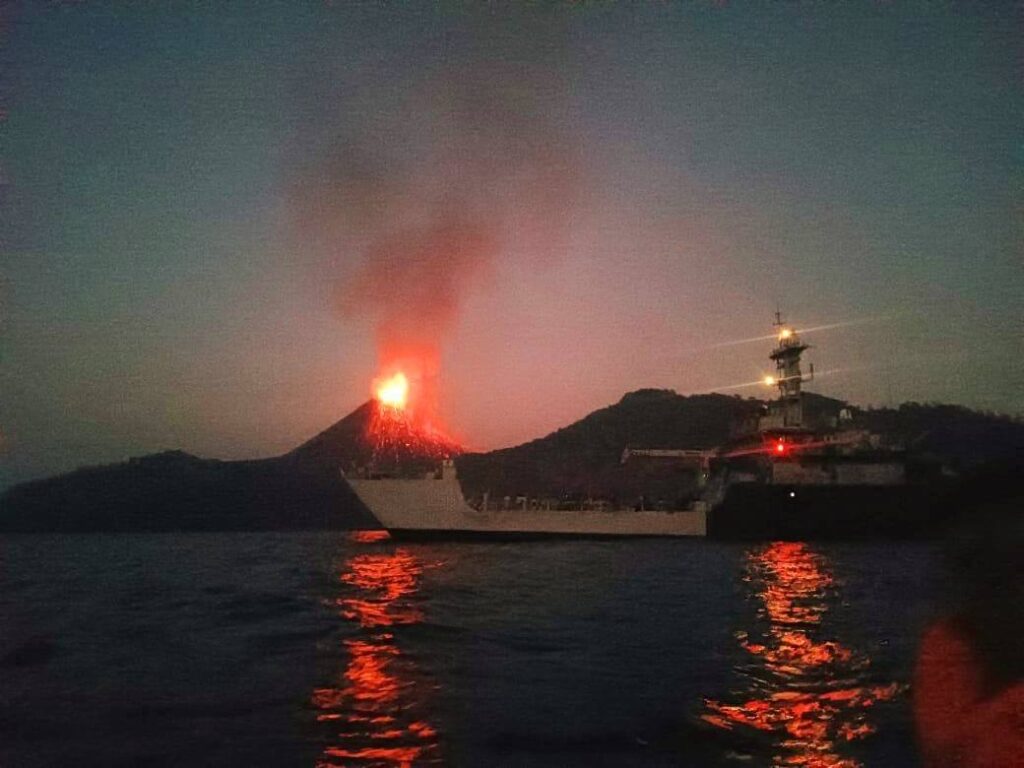 Sunrise in Barren Island